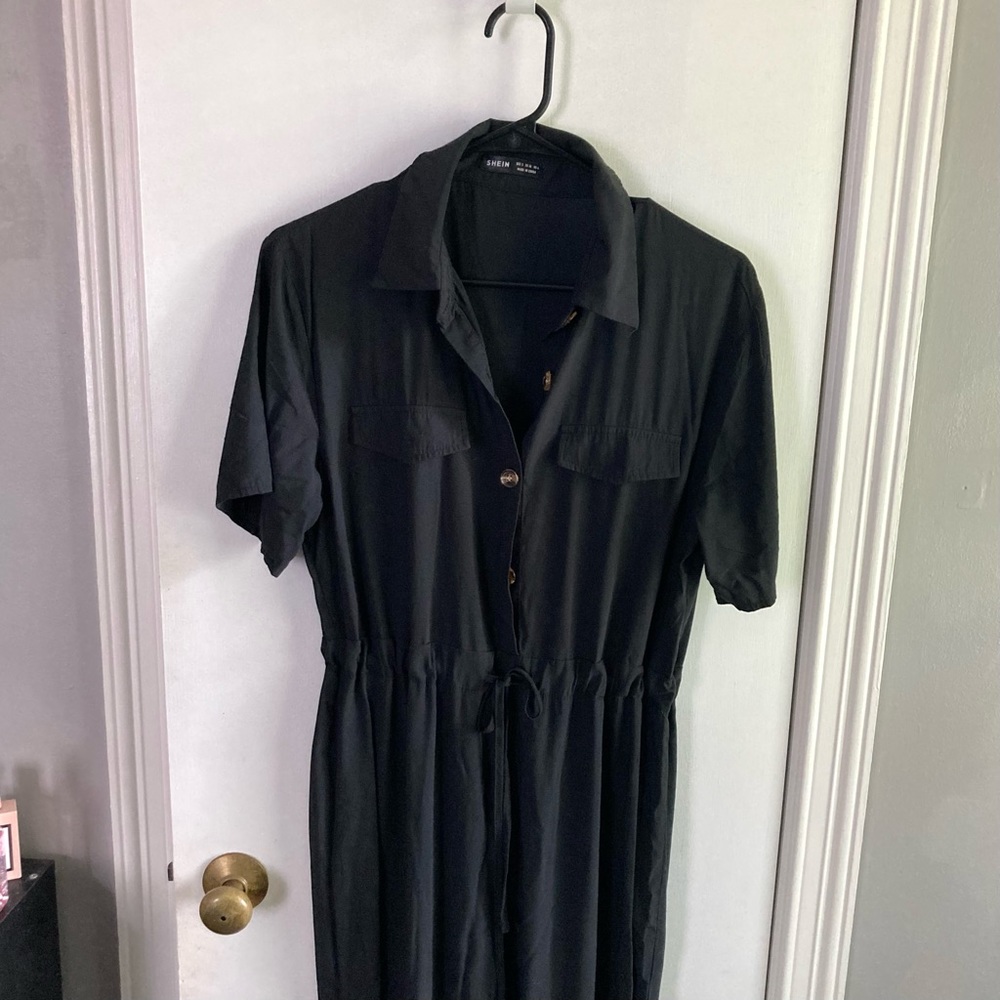 Shein full body jumpsuit in black size small